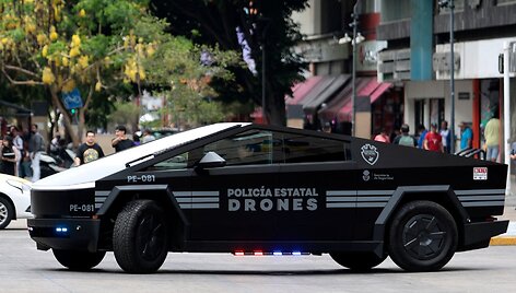 &bdquo;Tesla Cybertruck&ldquo; Meksikoje  / STRINGER / AFP