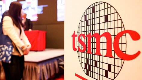 Taivano mikroschemų gamybos milžinė TSMC / I-HWA CHENG / AFP