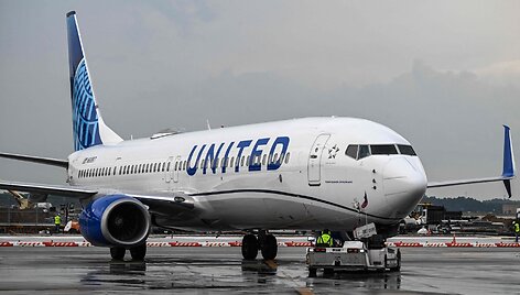 &bdquo;United Airlines&ldquo; lėktuvas / RONALDO SCHEMIDT / AFP