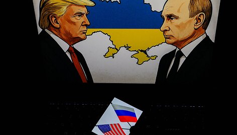 Donaldas Trumpas ir Vladimiras Putinas / Yassine Mahjoub/SIPA / Yassine Mahjoub/SIPA