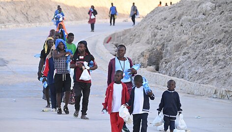 Migrantai Lampedūzoje / Ciro Fusco / ZUMAPRESS.com