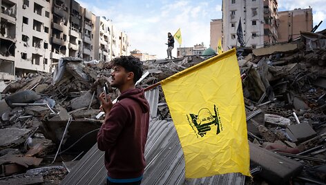Hezbollah&ldquo; vėliava / Ximena Borrazas / ZUMAPRESS.com