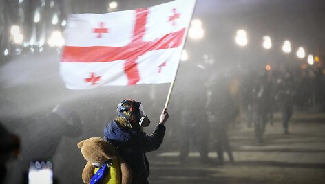 Sakartvelo vėliava / Pavel Bednyakov / AP