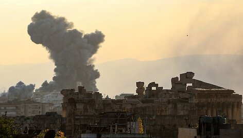 Smūgiai Libano Bekaa slėnyje / NIDAL SOLH / AFP