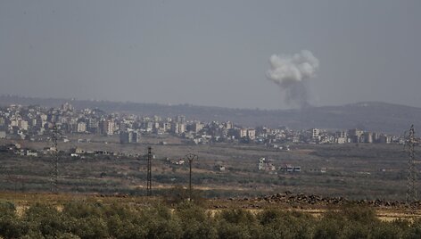 Susirėmimai Sirijoje / Omar Sanadiki / AP