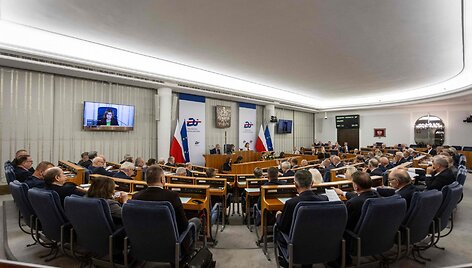 Lenkijos Senatas / WOJTEK RADWANSKI / AFP