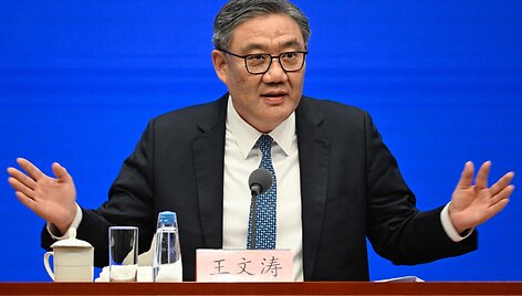 Kinų prekybos ministras / WANG ZHAO / AFP