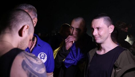 Ukrainos gynėjai grįžta namo / HANDOUT / AFP