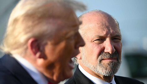 D. Trumpas su H. Lutnicku / ANDREW CABALLERO-REYNOLDS / AFP