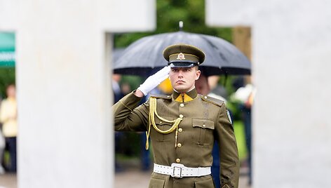 Minimos 34-osios Medininkų žudynių metinės / Lukas Balandis/BNS nuotr.