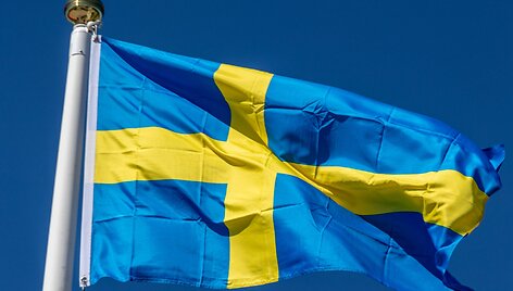 &Scaron;vedijos vėliava / IMAGO/Kristian Tuxen Ladegaard Berg / IMAGO/Kristian Tuxen Ladegaard Berg