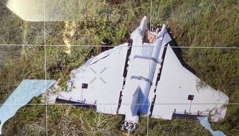 Gaižiūnų poligone rastas savaitės pradžioje galimai i&scaron; Baltarusijos įskridęs dronas &ndash; pirminiais duomenimis / Lietuvos kariuomenės nuotr.