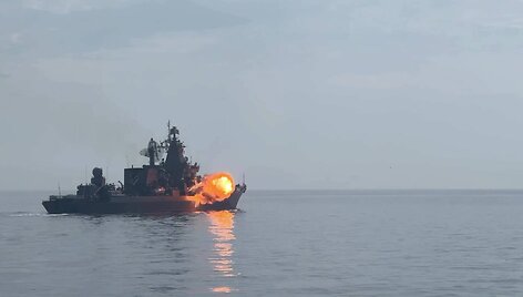 Rusijos karinių jūrų pajėgų pratybas jūroje / IMAGO / IMAGO/SNA