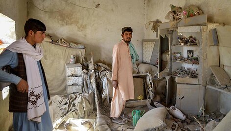 Suniokoti namai Spin Boldake / SANAULLAH SEIAM / AFP