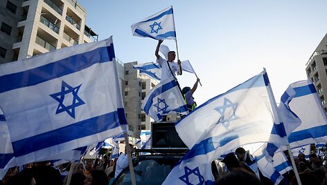 Izraelio vėliava / Ronen Zvulun / REUTERS