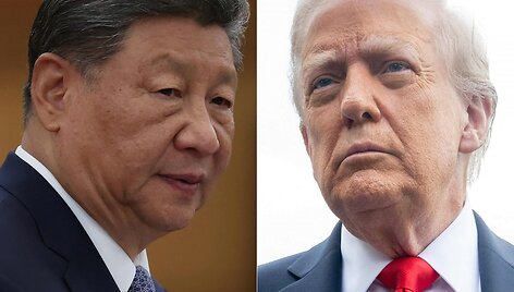 Xi Jinpingas ir Donaldas Trumpas  / LINTAO ZHANG SAUL LOEB / AFP