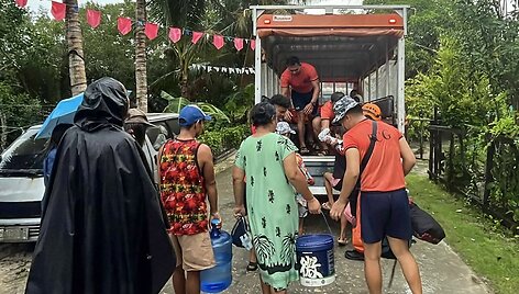 Filipinų gyventojai / HANDOUT / AFP