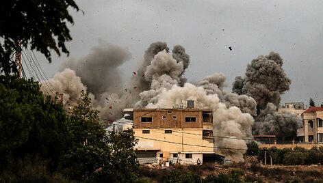 Smūgiai Libane / Marwan Naamani / dpa/picture-alliance