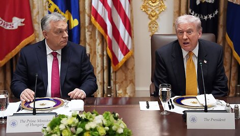 Donaldas Trumpas su Viktoru Orbanu /  / AP