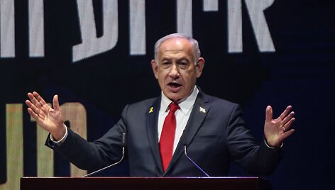 Benjaminas Netanyahu / MENAHEM KAHANA / AFP