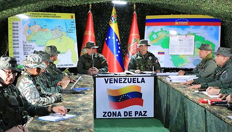 Venesuelos karininkai / HANDOUT / AFP