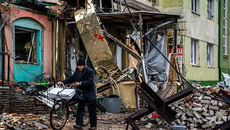 Karas Ukrainoje / DIMITAR DILKOFF / AFP