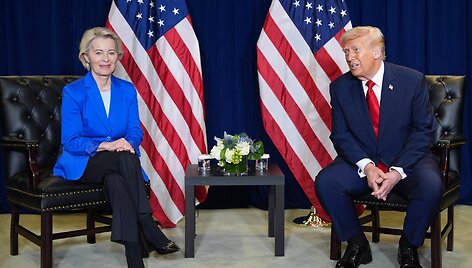 Ursula von der Leyen ir Donaldas Trumpas  /  / AP