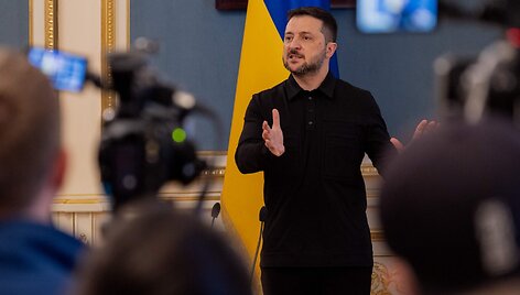 Volodymyras Zelenskis / TETIANA DZHAFAROVA / AFP