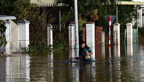 Potvynis Vietname / QUOC NGUYEN / AFP