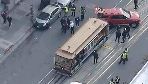 Tramvajus San Franciske /  / AP