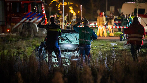 Avarija Nyderlanduose  / Roland Heitink / dpa/picture-alliance