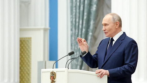 Vladimiras Putinas / Alexander Kazakov / via REUTERS