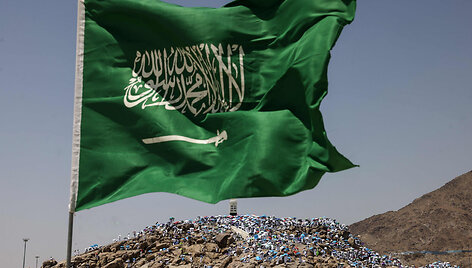 Saudo Arabijos vėliava / HAZEM BADER / AFP