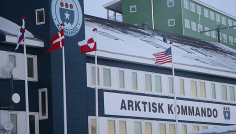  Arkties vadavietės pastatas Grenlandijos sostinėje / Steffen Trumpf / dpa/picture-alliance