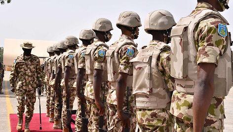 Nigerijos kariai / AUDU MARTE / AFP