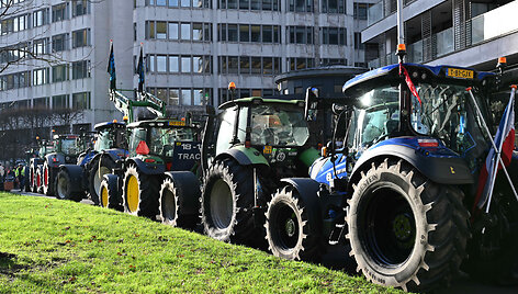 Protestas Briuselyje / Lv You / ZUMAPRESS.com