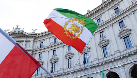Irano vėliava / Matteo Nardone / ZUMAPRESS.com