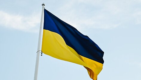 Ukrainos vėliava / Adrien Fillon / ZUMAPRESS.com