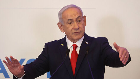 Benjaminas Netanyahu / GIL COHEN-MAGEN / AFP