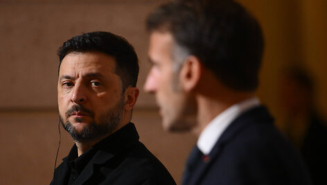 Volodymyras Zelenskis su Emmanueliu Macronu / Eliot Blondet-POOL/SIPA / Eliot Blondet-POOL/SIPA