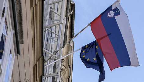 Slovėnijos vėliava / Jens Kalaene / dpa/picture-alliance