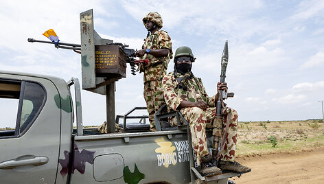 Nigerijos kariai / JORIS BOLOMEY / AFP