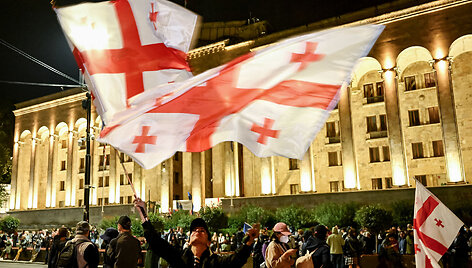 Sakartvelas / VANO SHLAMOV / AFP