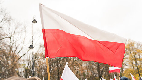 Lenkijos vėliava / Marek Antoni Iwanczuk / ZUMAPRESS.com