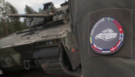 &Scaron;vedi&scaron;ka pėstininkų kovos ma&scaron;ina CV90 / Tom Little / REUTERS