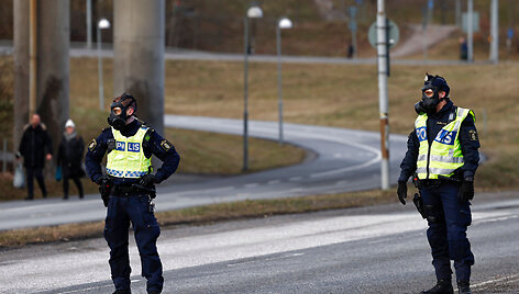 &Scaron;vedijos policija / FREDRIK PERSSON / AFP