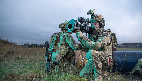 Granatsvaidis &bdquo;Carl-Gustaf&ldquo; / &bdquo;Saab Dynamics AB&ldquo; nuotr.