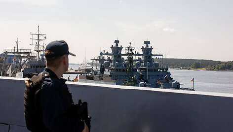 Ekskursija JAV karo laive &bdquo;USS New York&ldquo; / Teodoras Biliūnas/BNS nuotr.