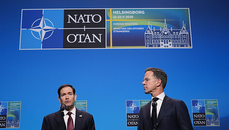 M. Rubio su M. Rutte /  / AP