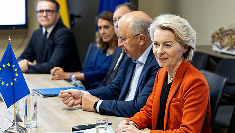 Ursula von der Leyen Lietuvoje / Paulius Peleckis / BNS nuotr.